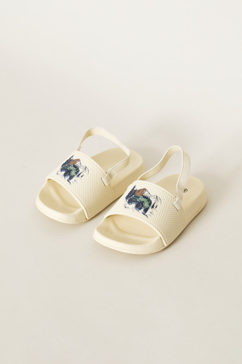 Baby Boys Adventure Pool Slide - Cream