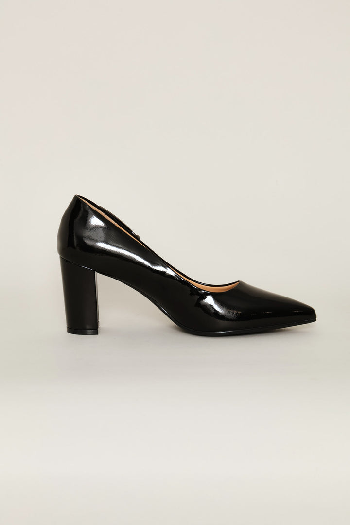 Buckle Detail Heel - Black
