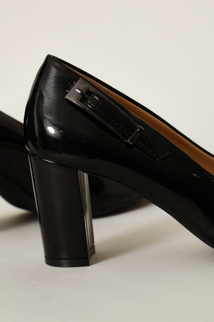 Buckle Detail Heel - Black