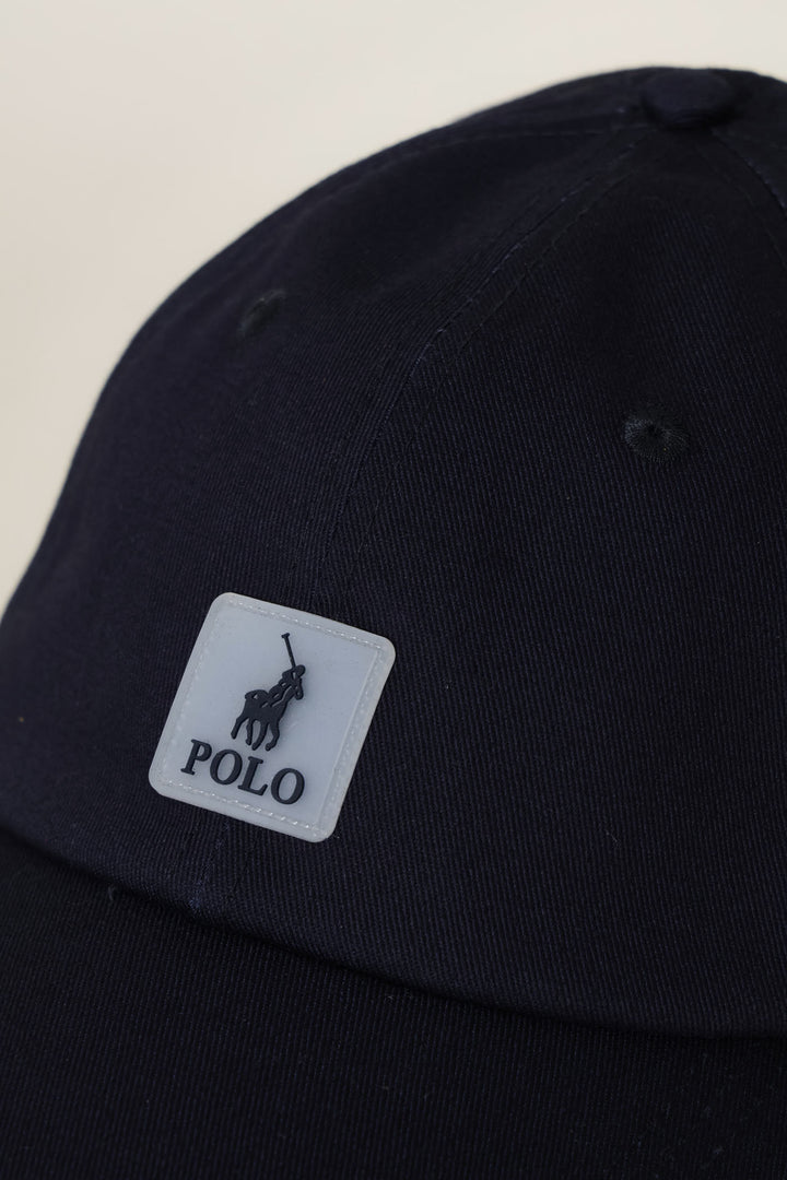 6 Panel Badge Peak - Navy
