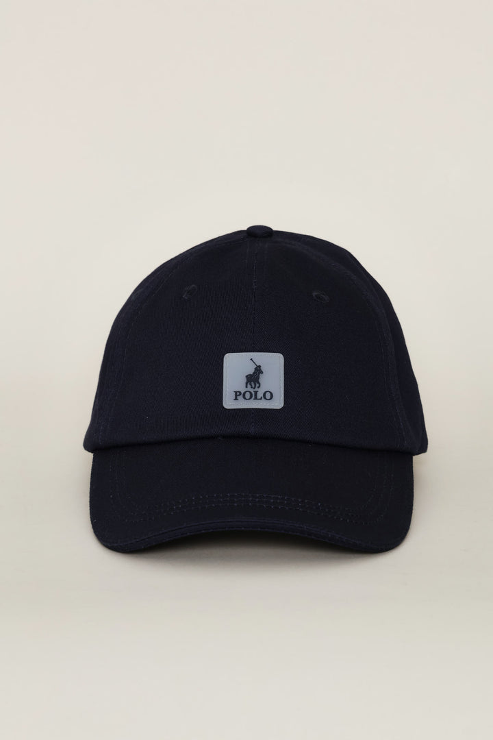 6 Panel Badge Peak - Navy