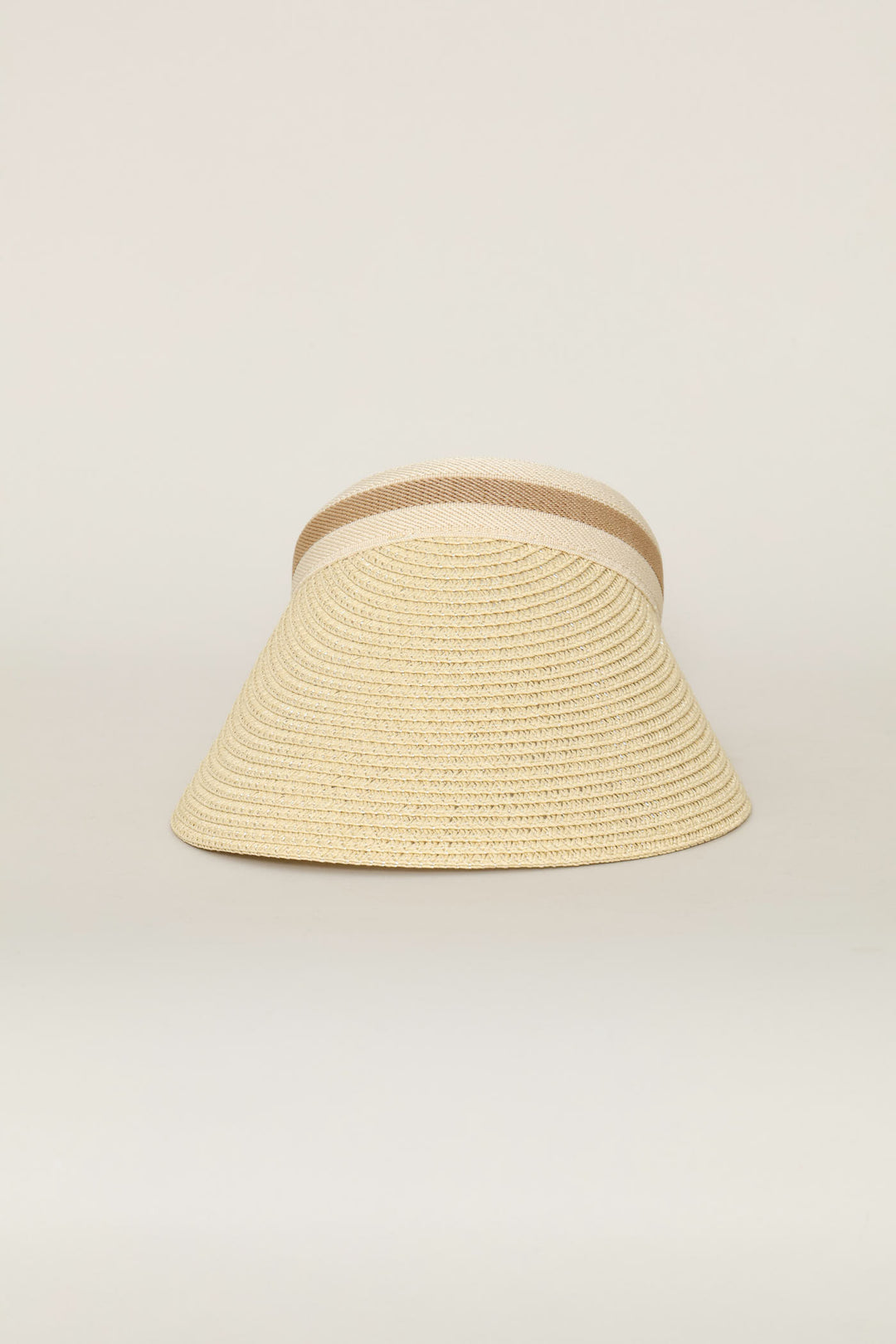 Stripe Visor - Tan