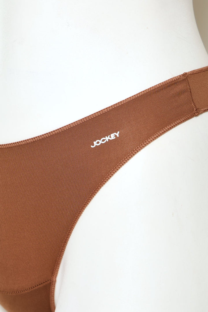 3 Pack Thong Panties - Natural