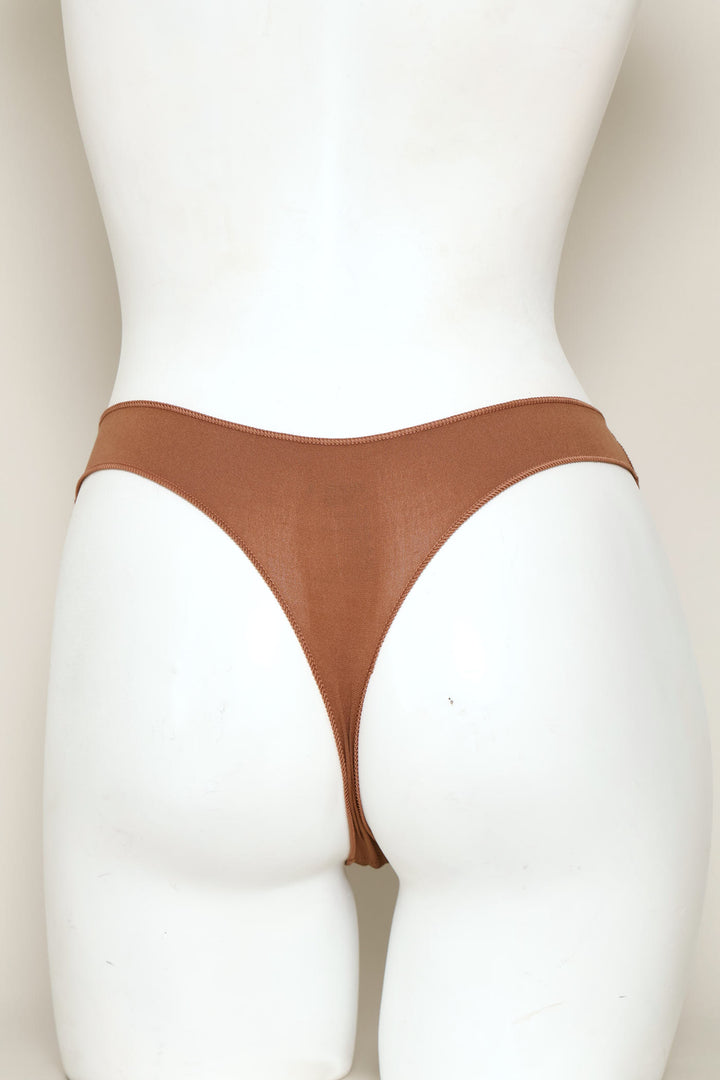 3 Pack Thong Panties - Natural