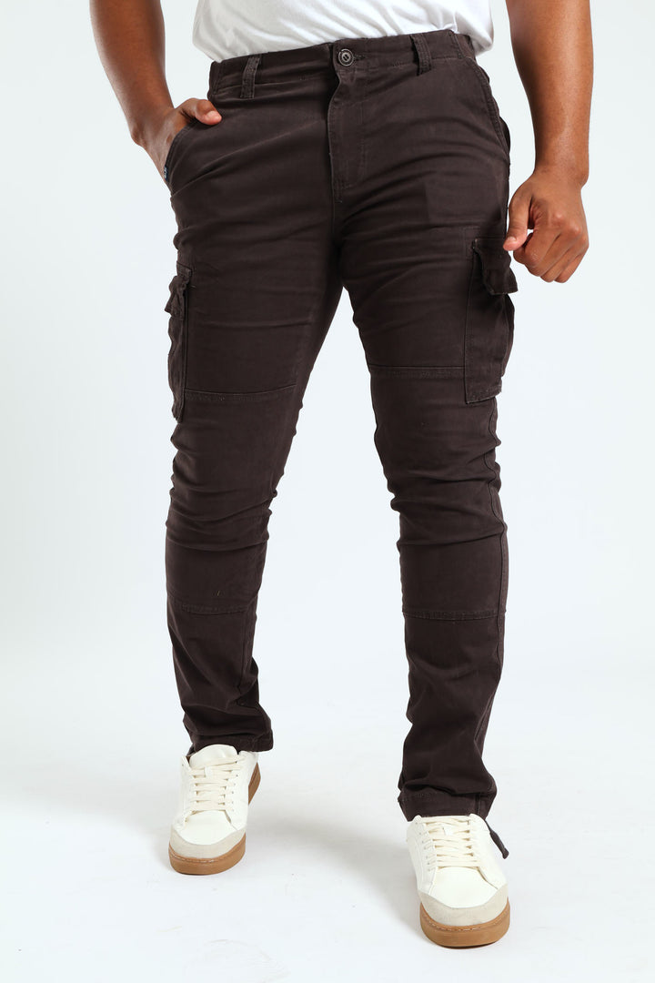 Stretch Twill Cargo Pants Charcoal Edgars