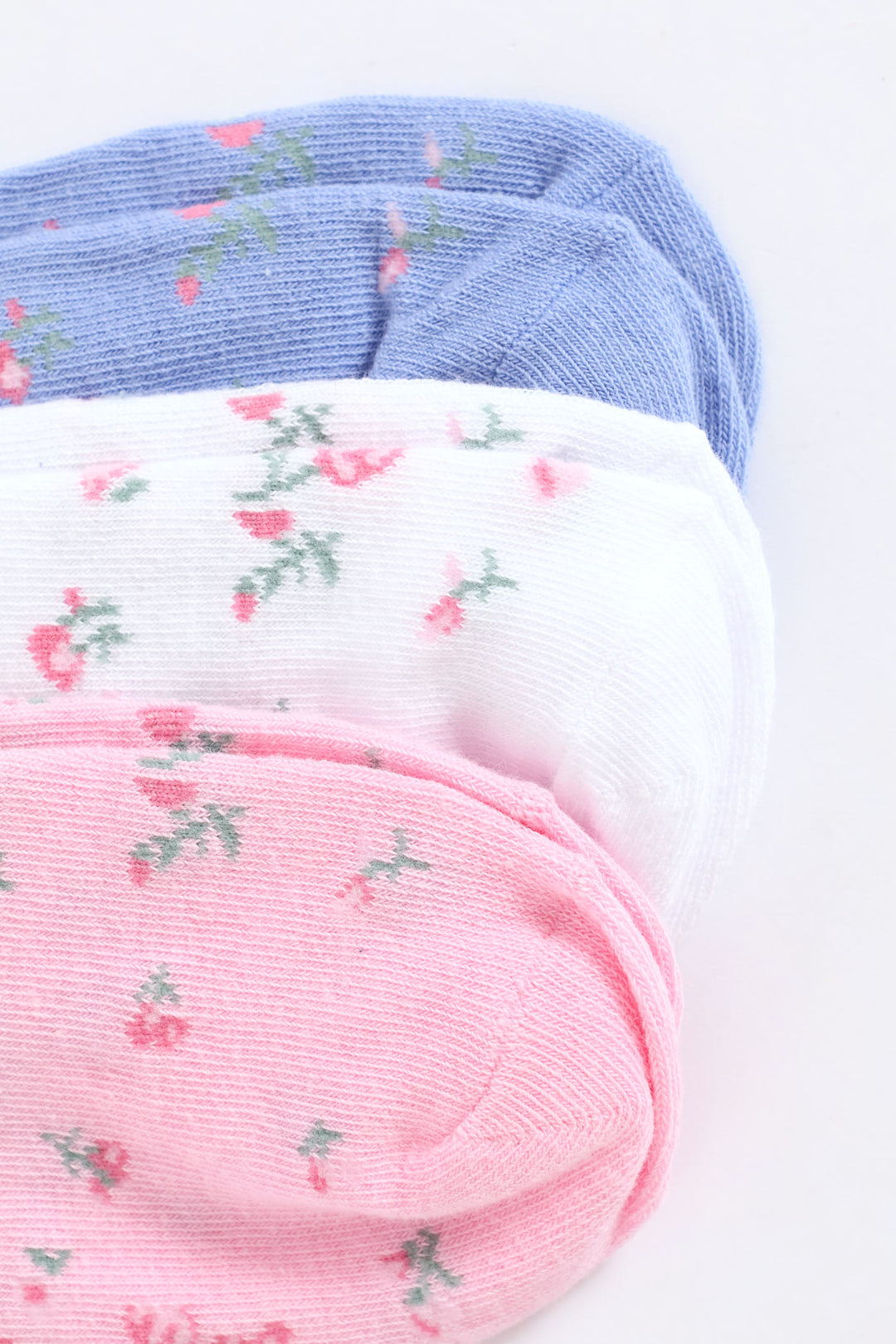 3 Pack Ditsy Low Cut Fashion Socks - Multi