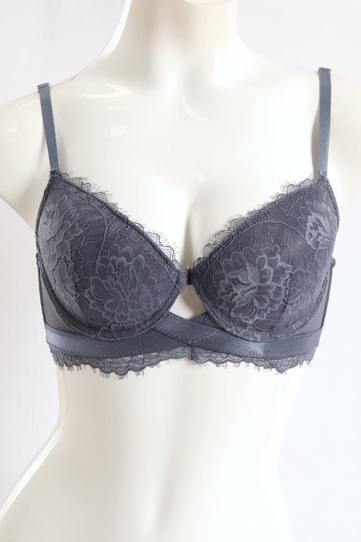 2 Pack Eyelash Lace T-Shirt Bra - Multi