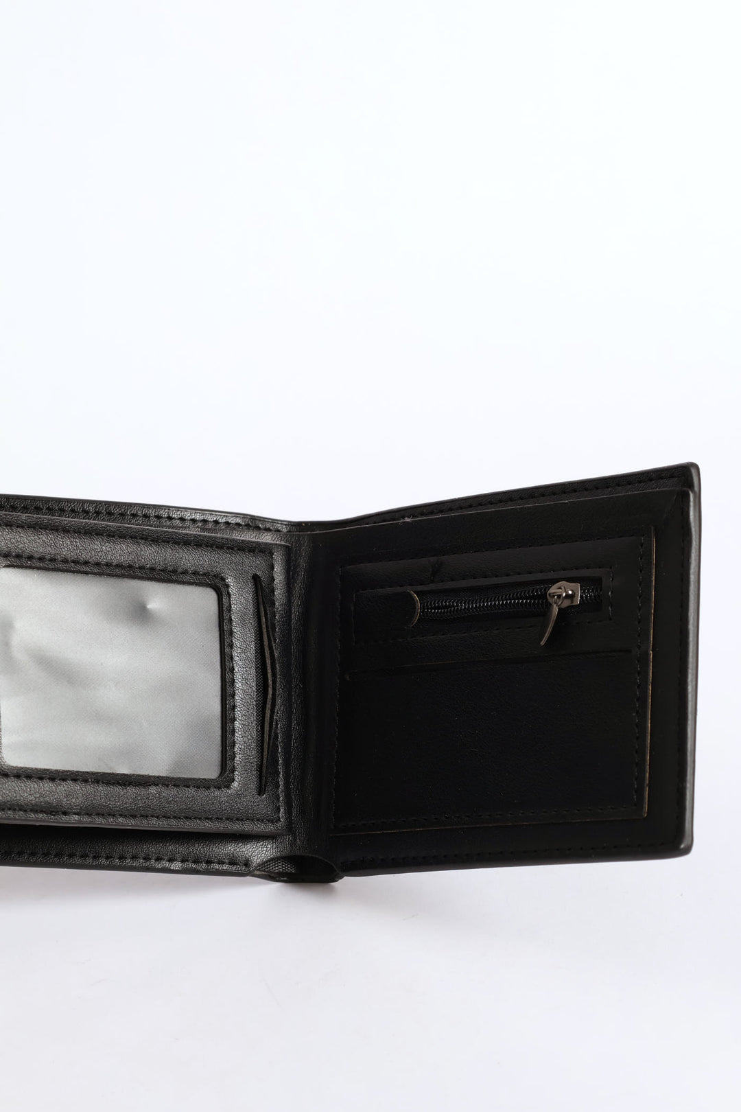 Wallet With Metal Trim - Black