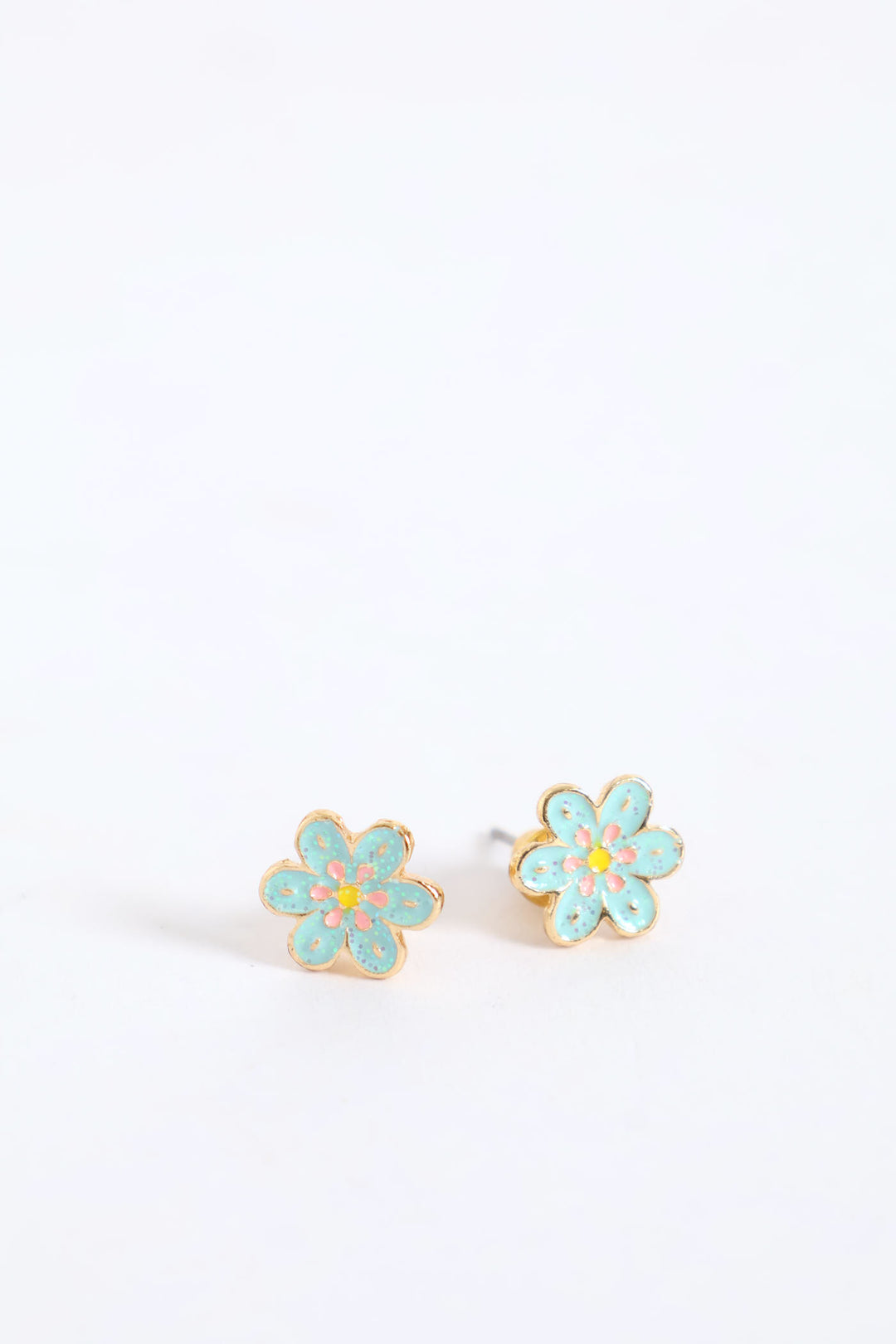 Girls Floral Necklace Set - Aqua