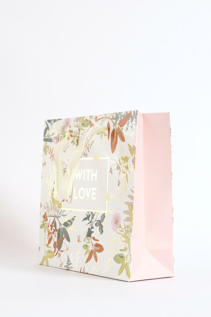 With Love Gift Bag - Light Pink