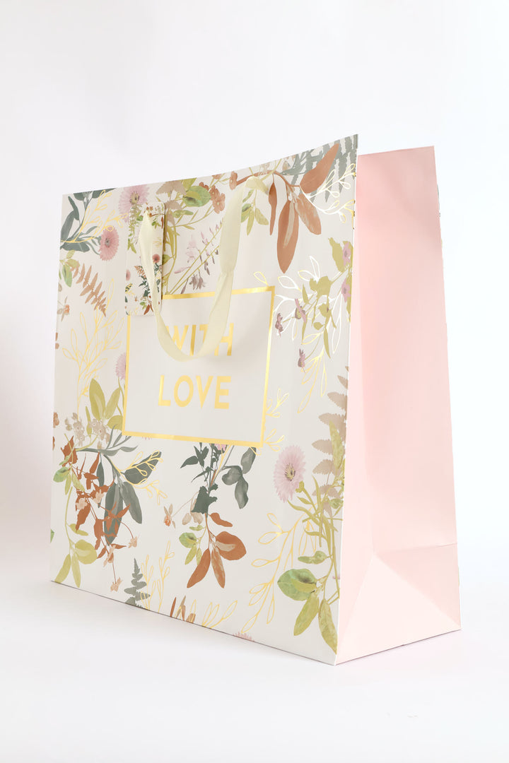With Love Gift Bag - Light Pink