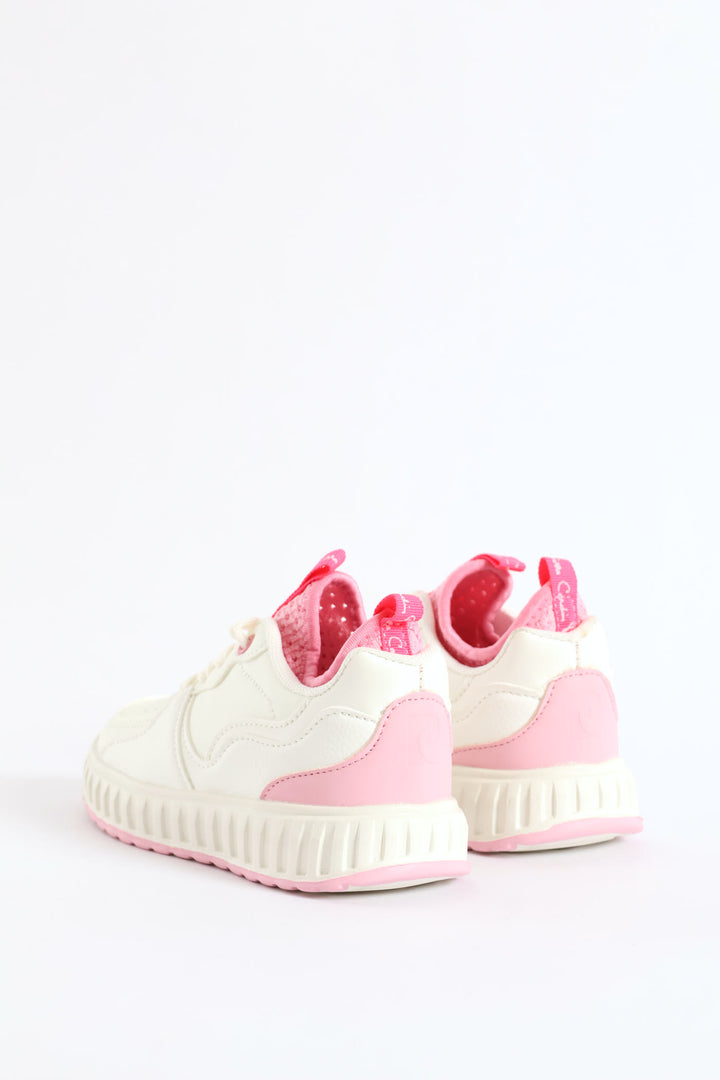 Girls Chunky Sneaker - White