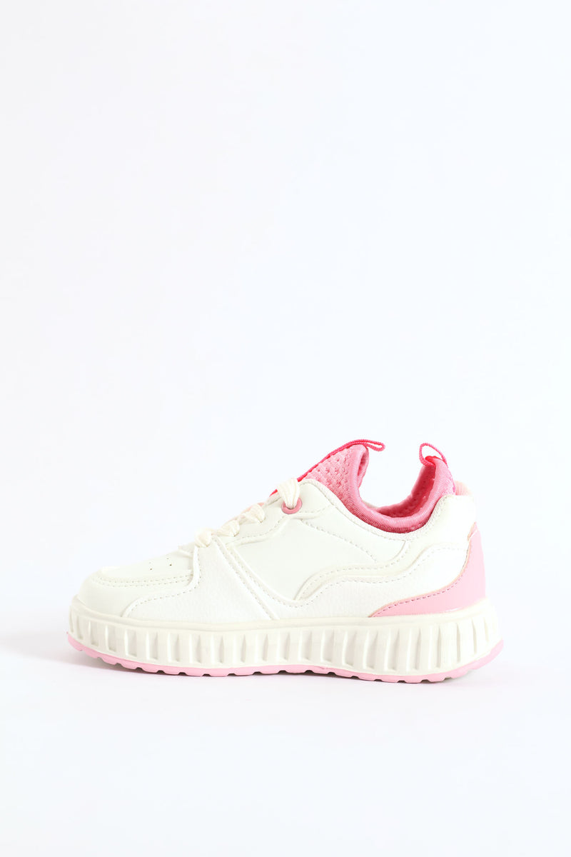 Girls Chunky Sneaker - White