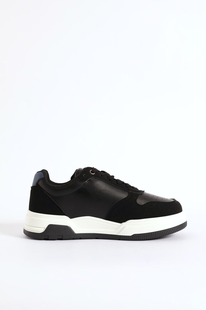 Jagged 1 Wax Nubuck Sneaker - Black