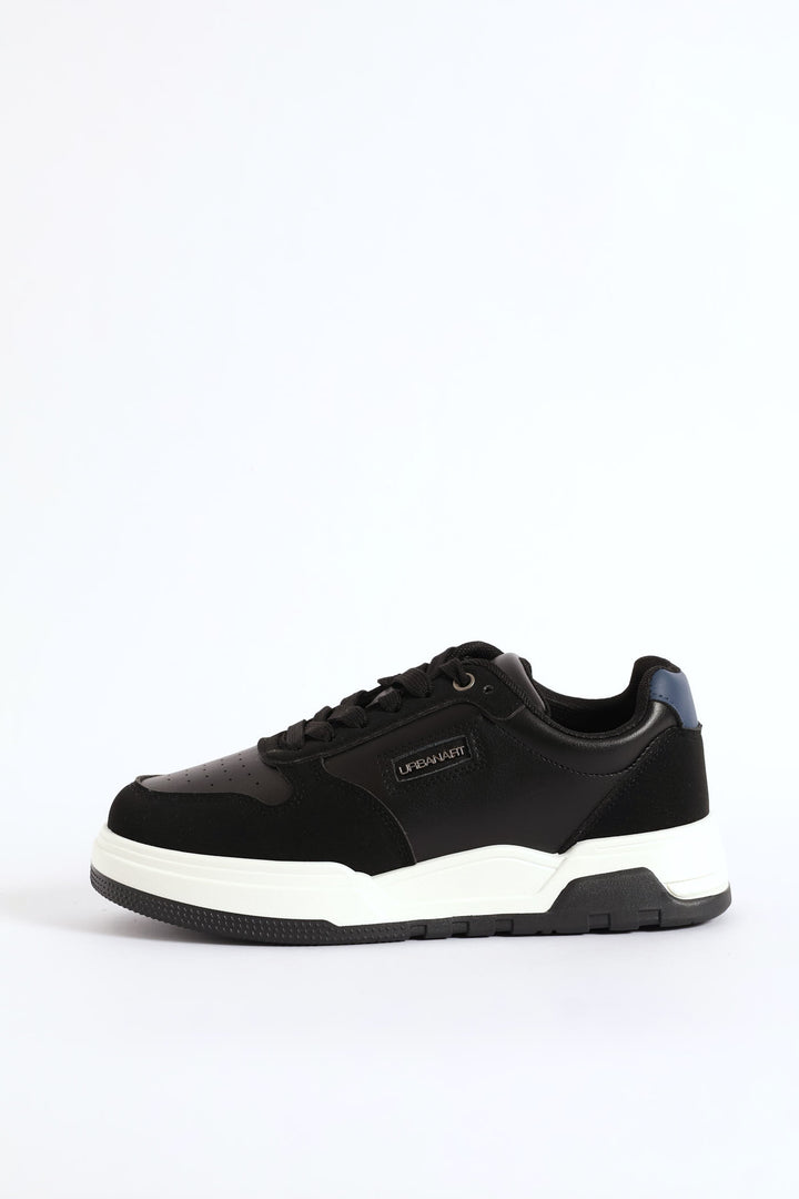 Jagged 1 Wax Nubuck Sneaker - Black