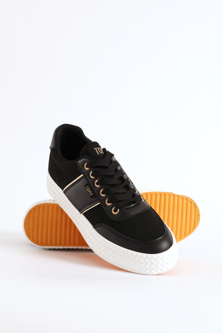 Danielle Pu Sneaker - Black