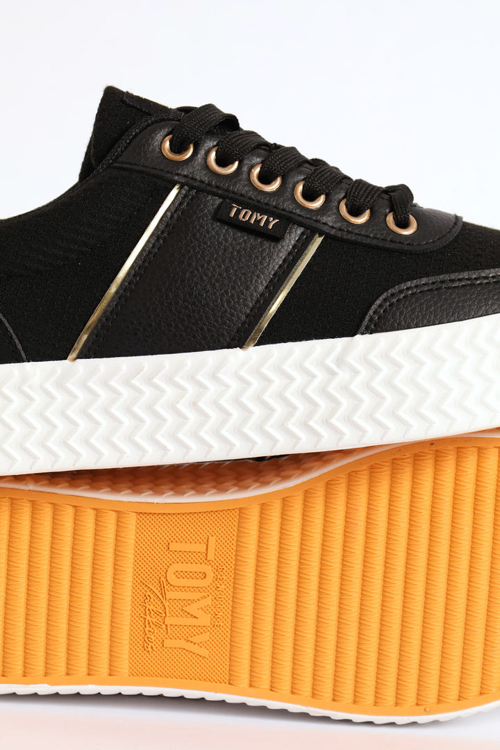 Danielle Pu Sneaker - Black