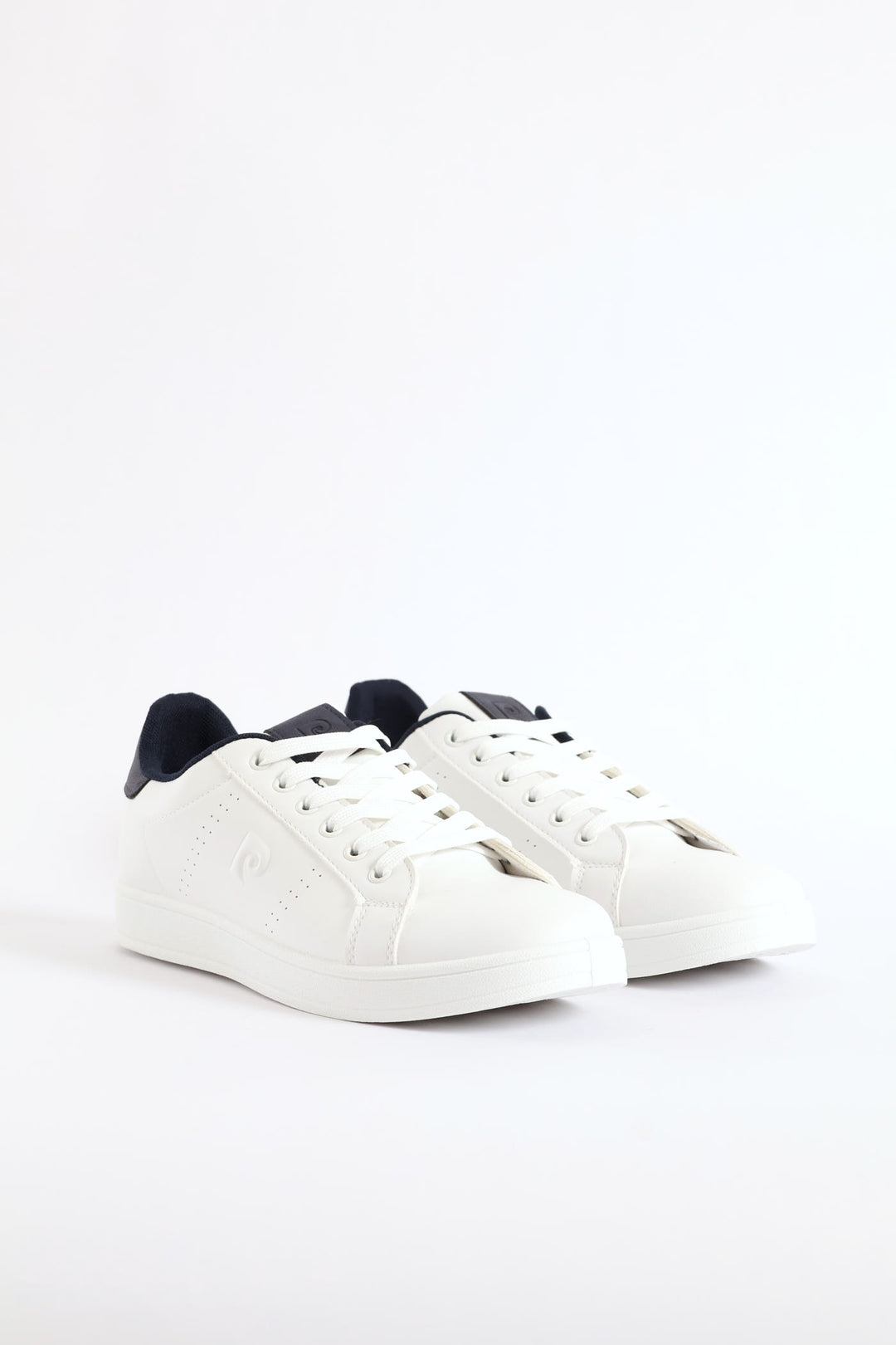 Basic Lace Up Court Sneaker - White