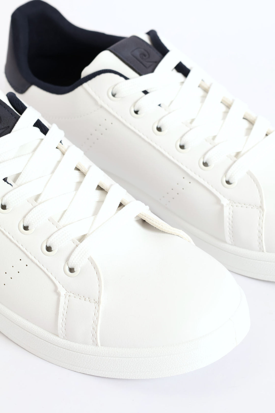 Basic Lace Up Court Sneaker - White