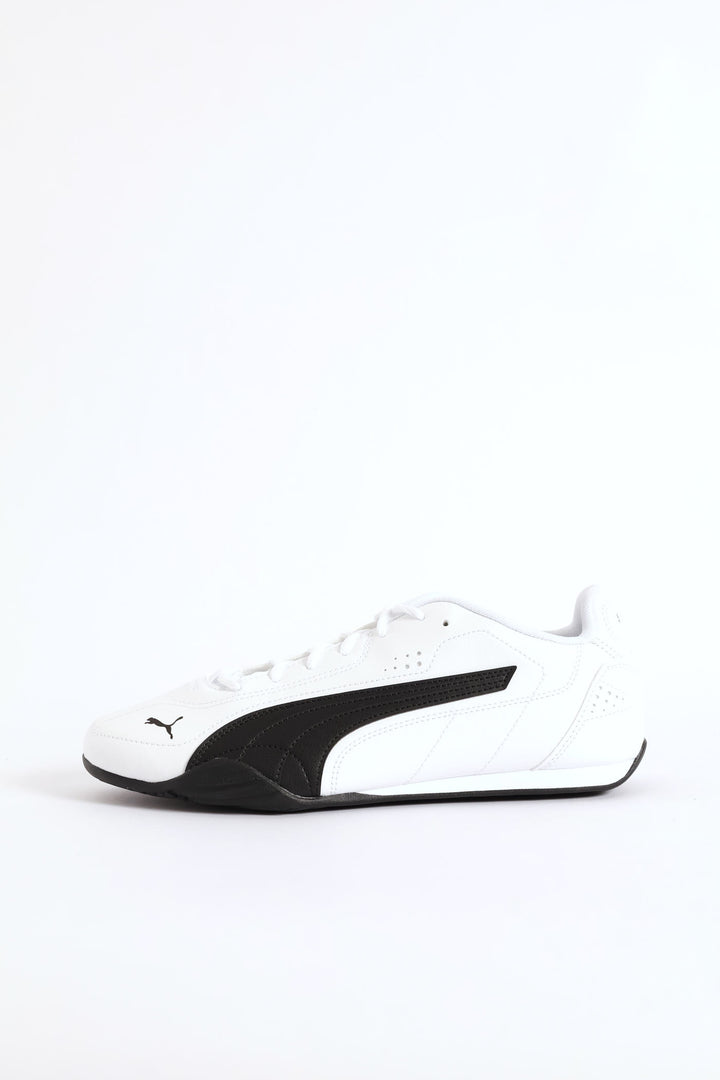 Catch Motor Sport Sneaker - White/Black