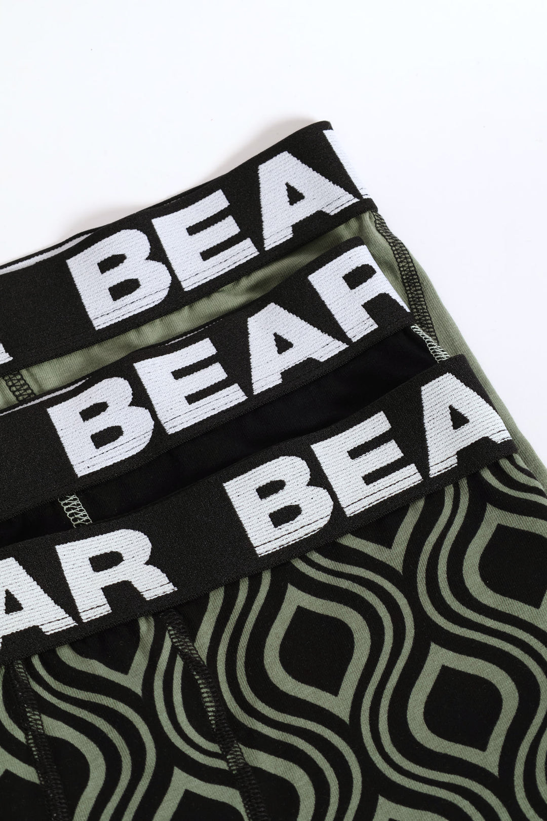 3 Pack Oriental Print Fashion Bodyshorts - Multi