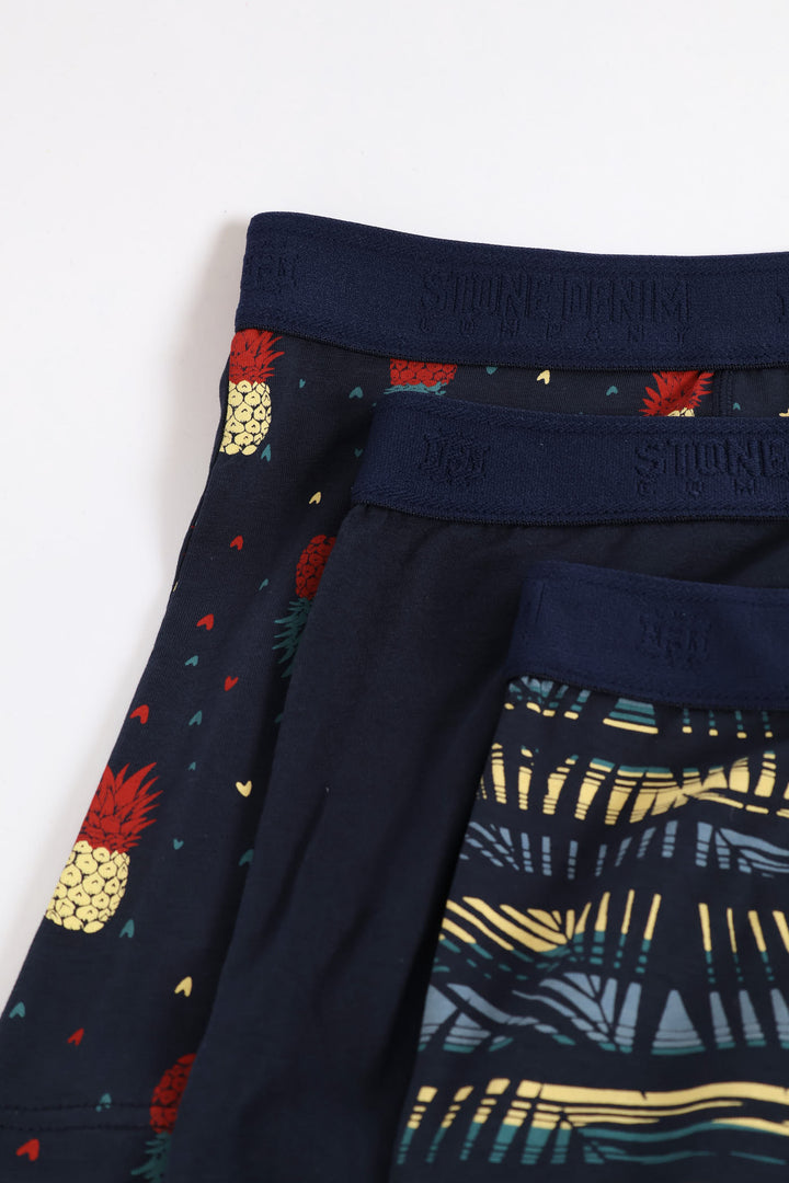 3 Pack Trunks - Blue