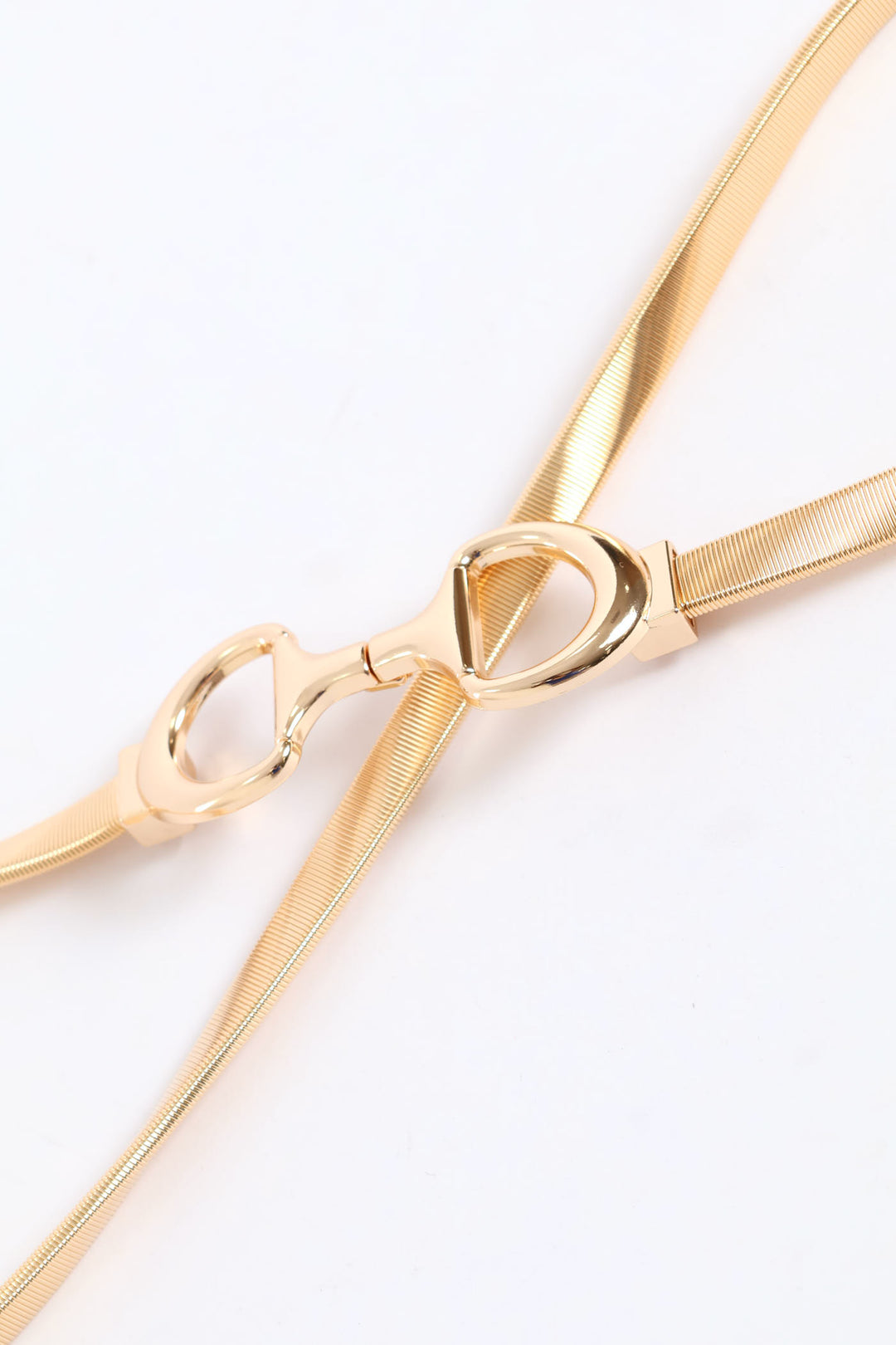 Snaffle Stretch Belt - Gold