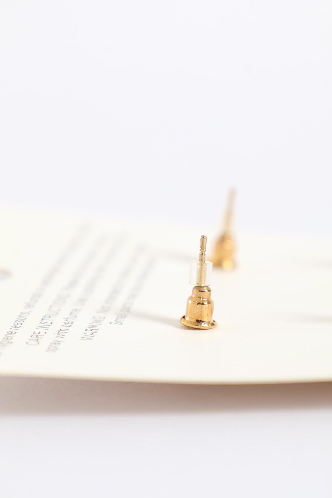 3 Pack Floral Stud Earrings - Gold