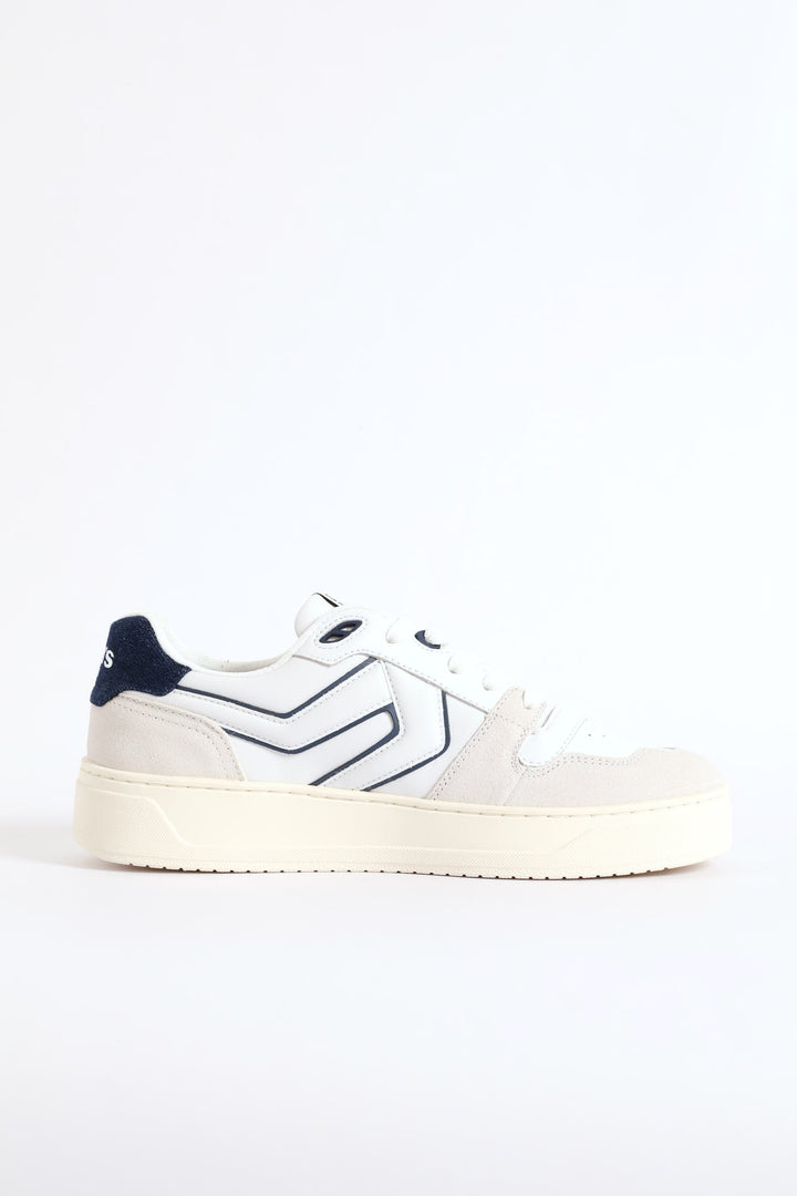 Glide Court Sneaker - White/Grey