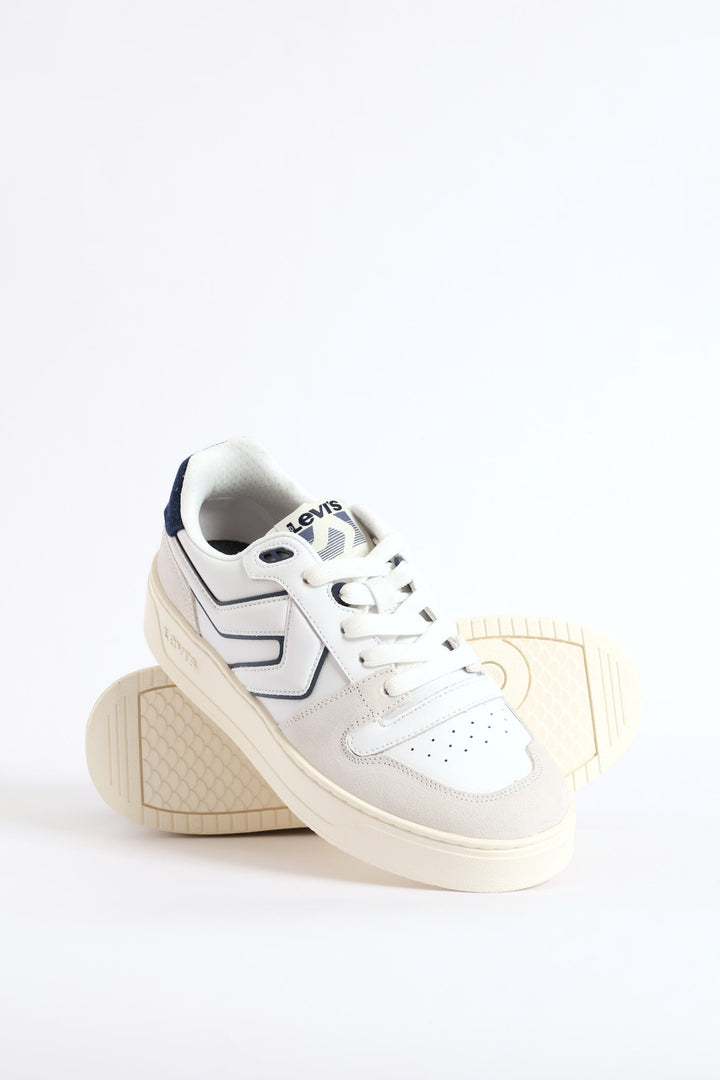 Glide Court Sneaker - White/Grey
