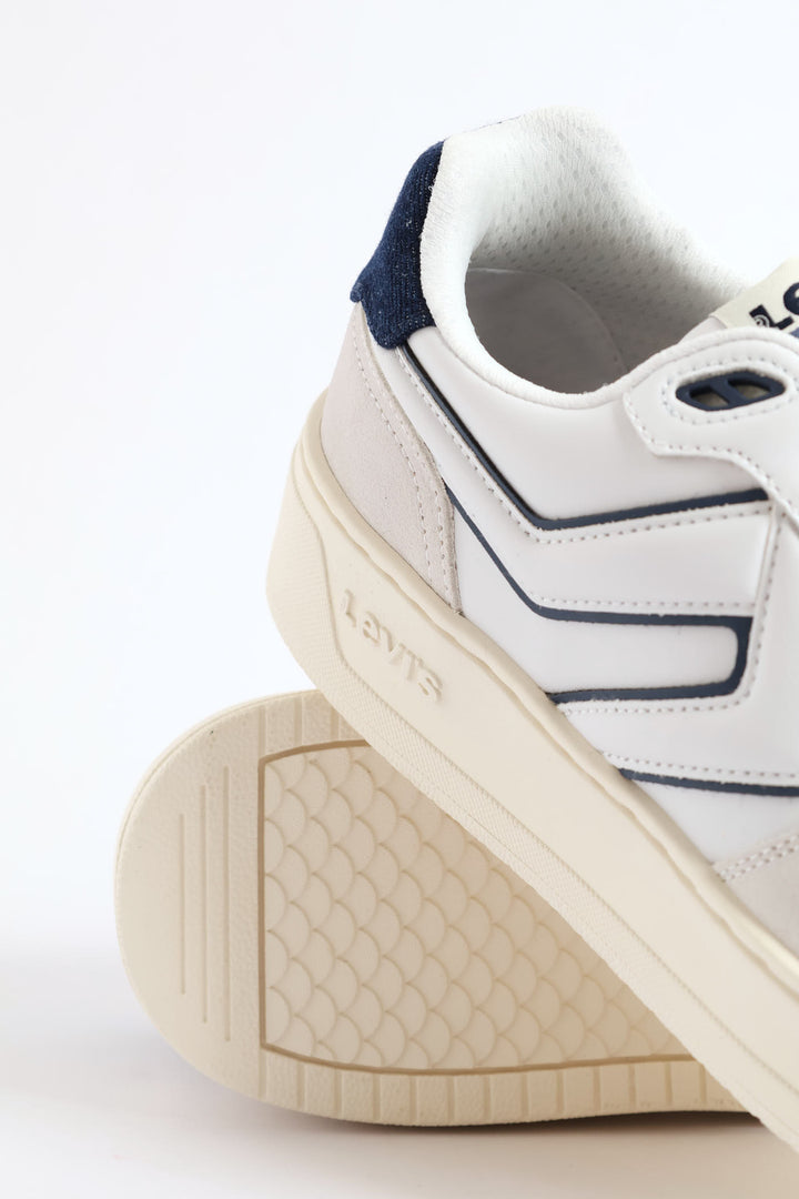 Glide Court Sneaker - White/Grey