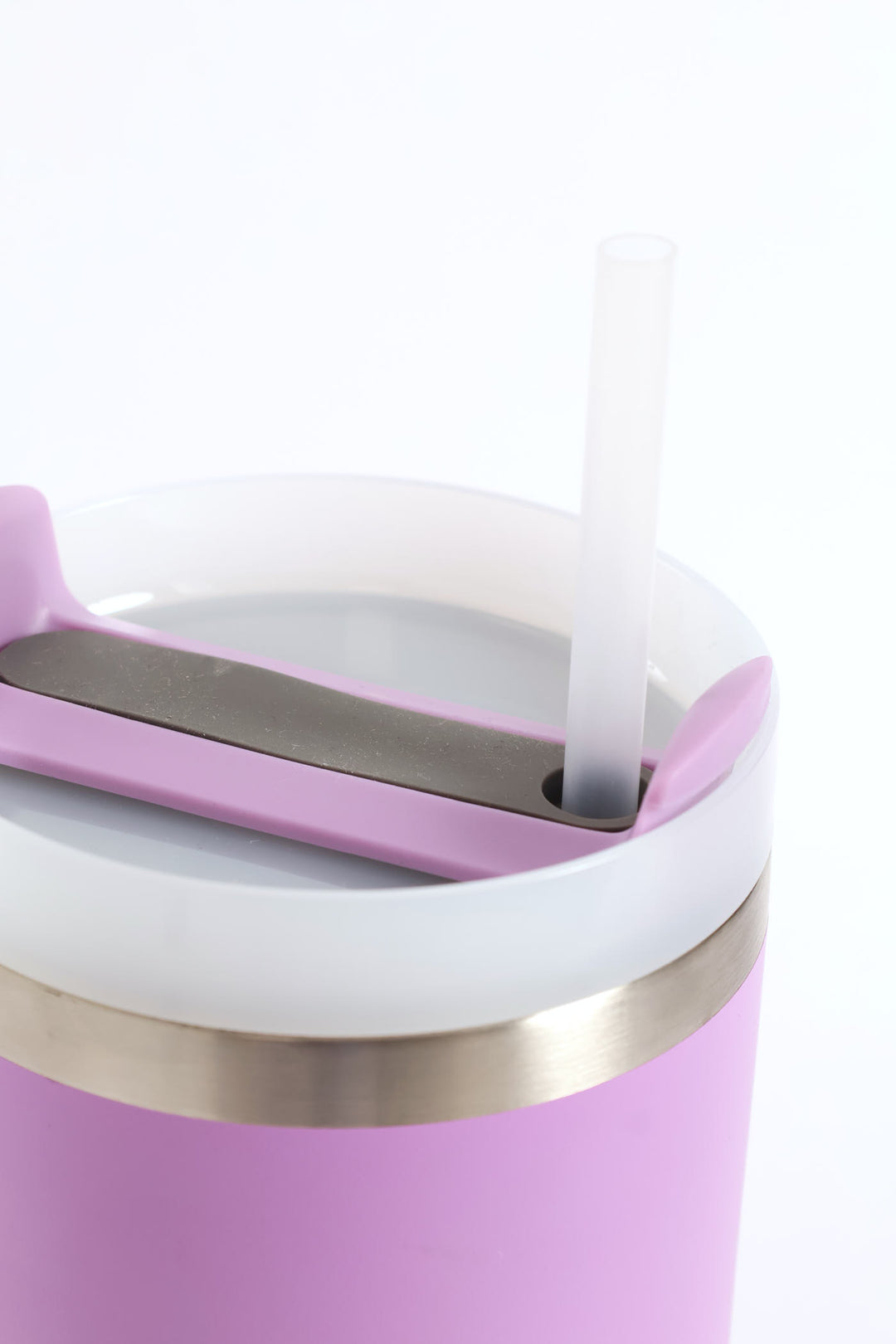 Plain Large Metal 1200ml Travel Flask - Purple