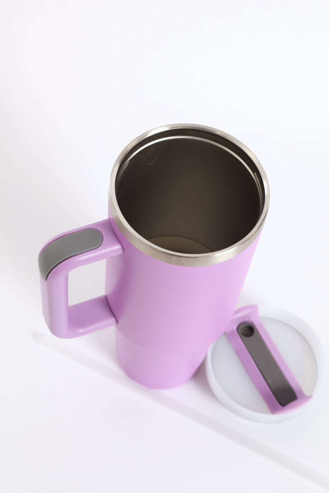 Plain Large Metal 1200ml Travel Flask - Purple