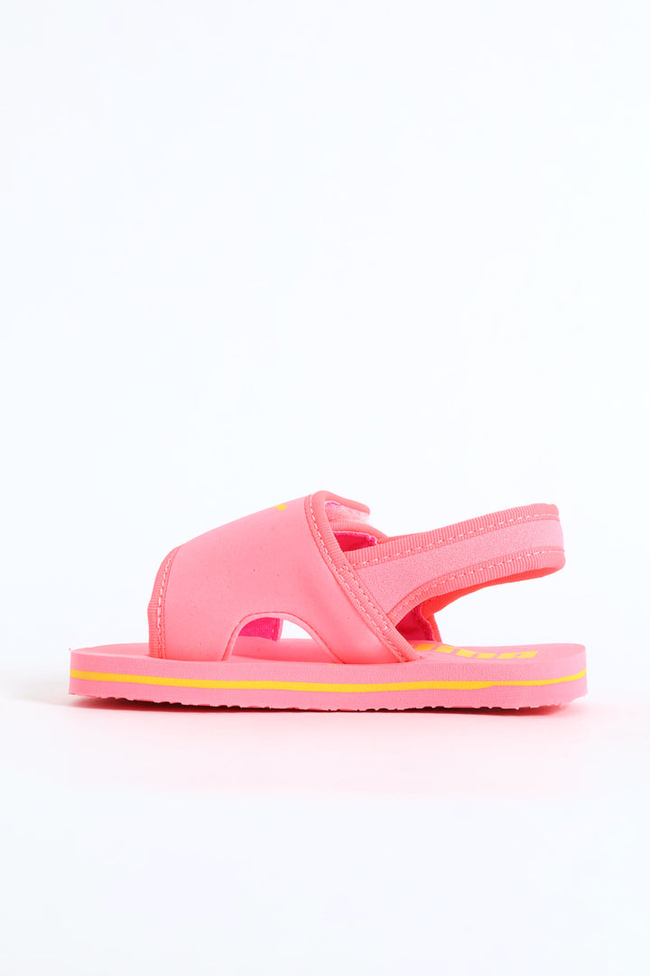 Pre-Girls Summer Flip Inf Zadp Sandal - Coral
