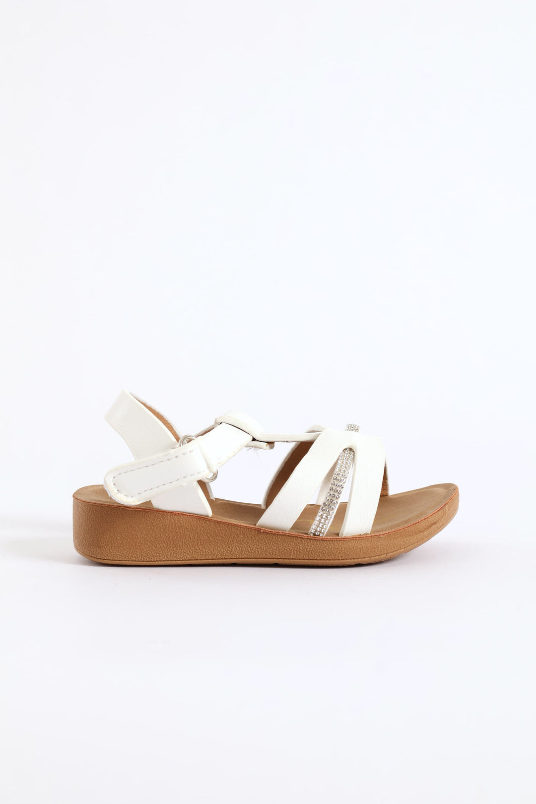 Pre-Girls Comfort Sandal - White
