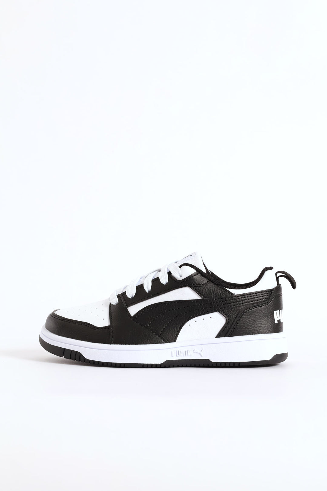 Pre-Boys Rebound V6 Lo Sneaker - Black/White