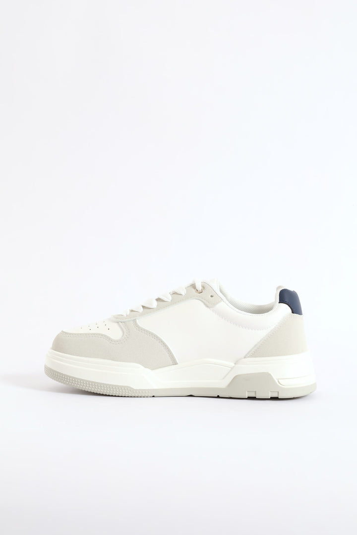 Jagged 1 Wax Nubuck Sneaker - White