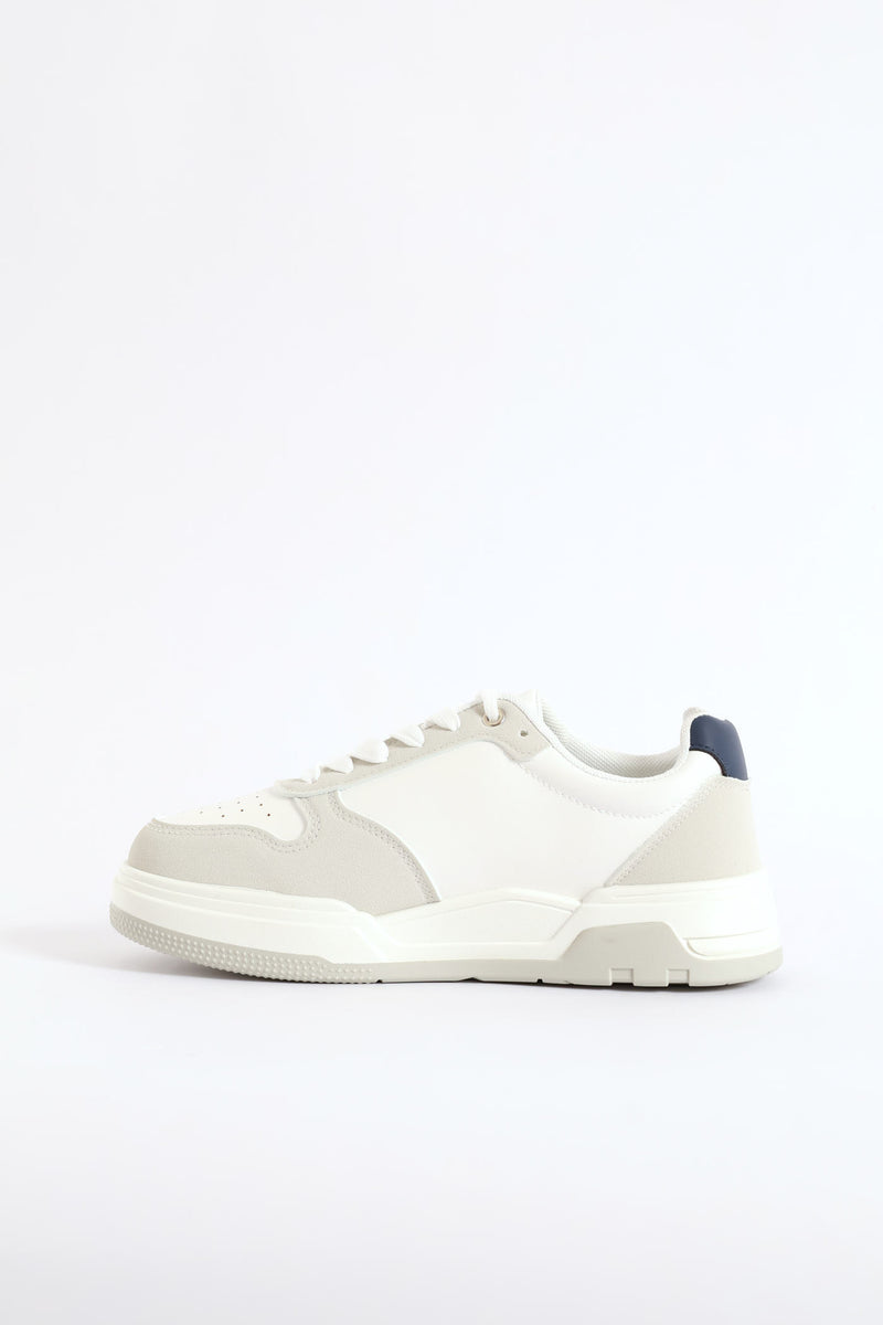 Jagged 1 Wax Nubuck Sneaker - White