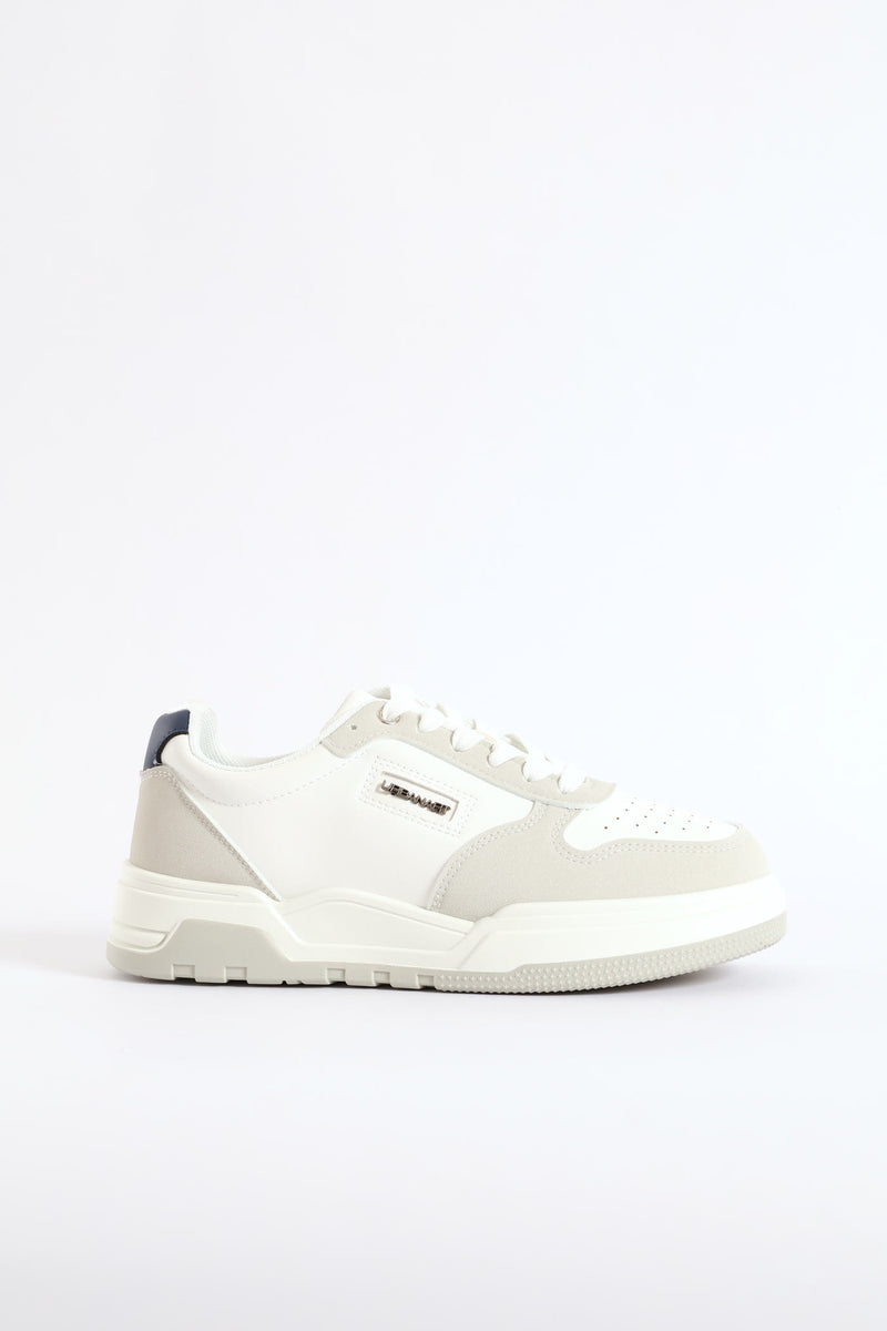 Jagged 1 Wax Nubuck Sneaker - White