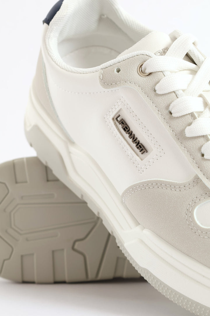 Jagged 1 Wax Nubuck Sneaker - White