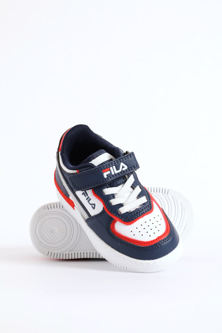 Pre-Boys Riley Sneaker - Navy/Red