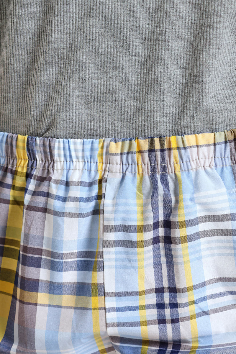 Collegiate Rib Tank And Boxer Short Set