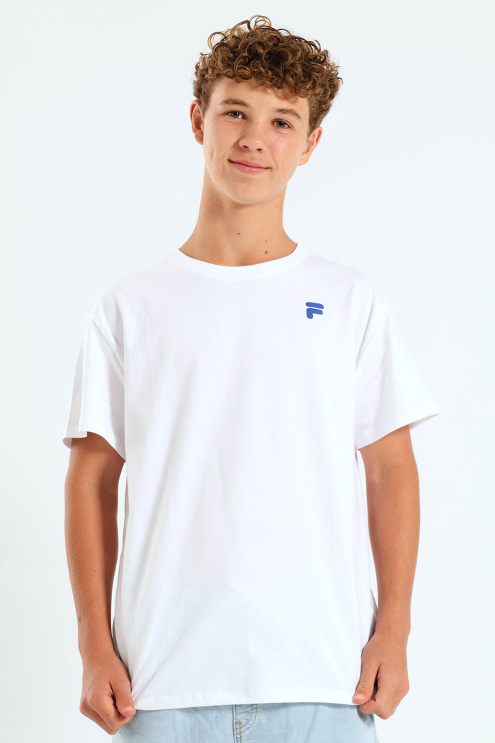 Boys Turner Oversized T-Shirt - White