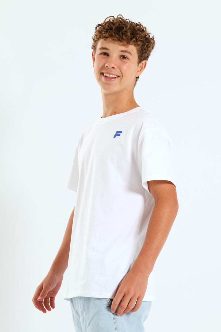 Boys Turner Oversized T-Shirt - White