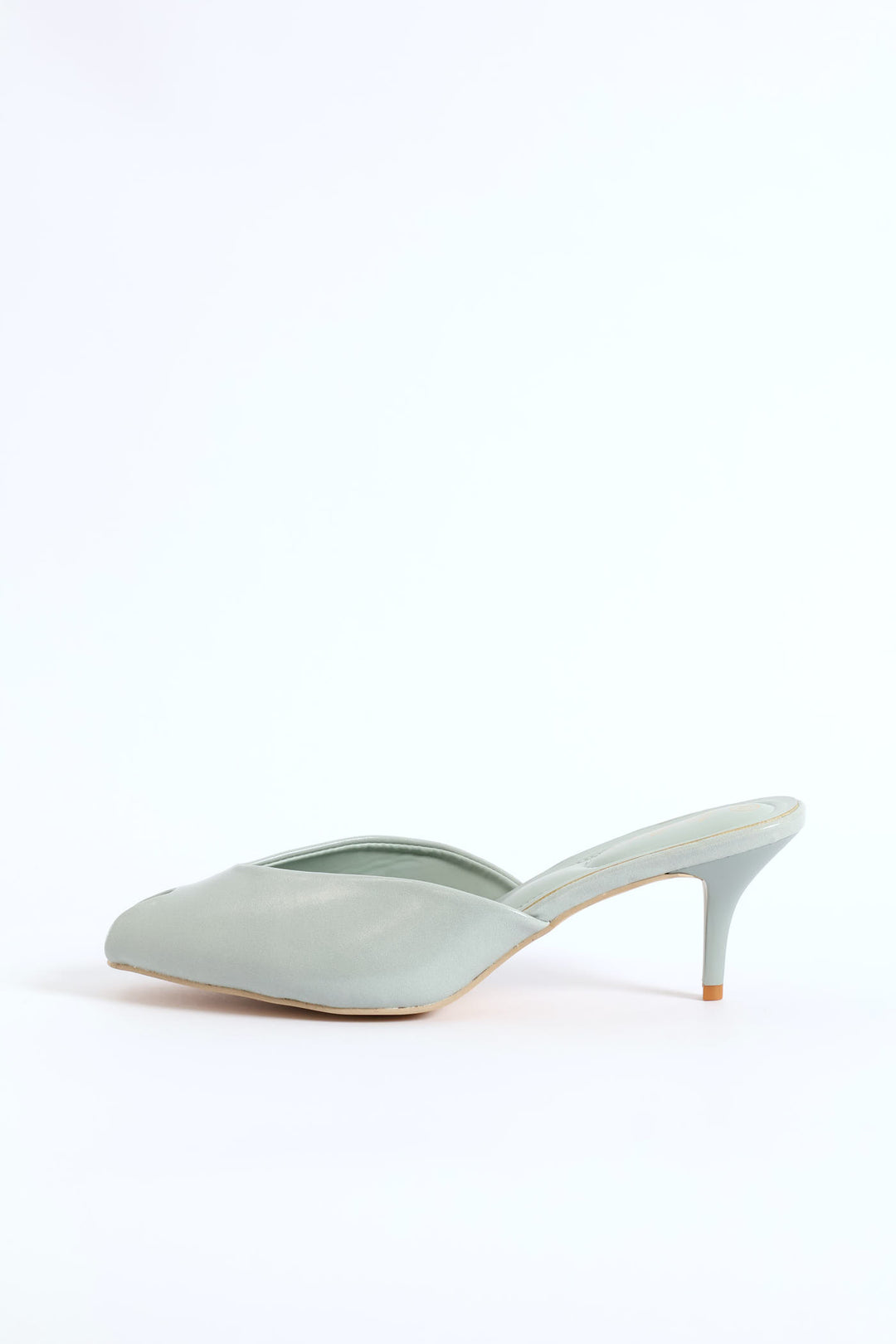 Peeptoe Mule Heel - Sage