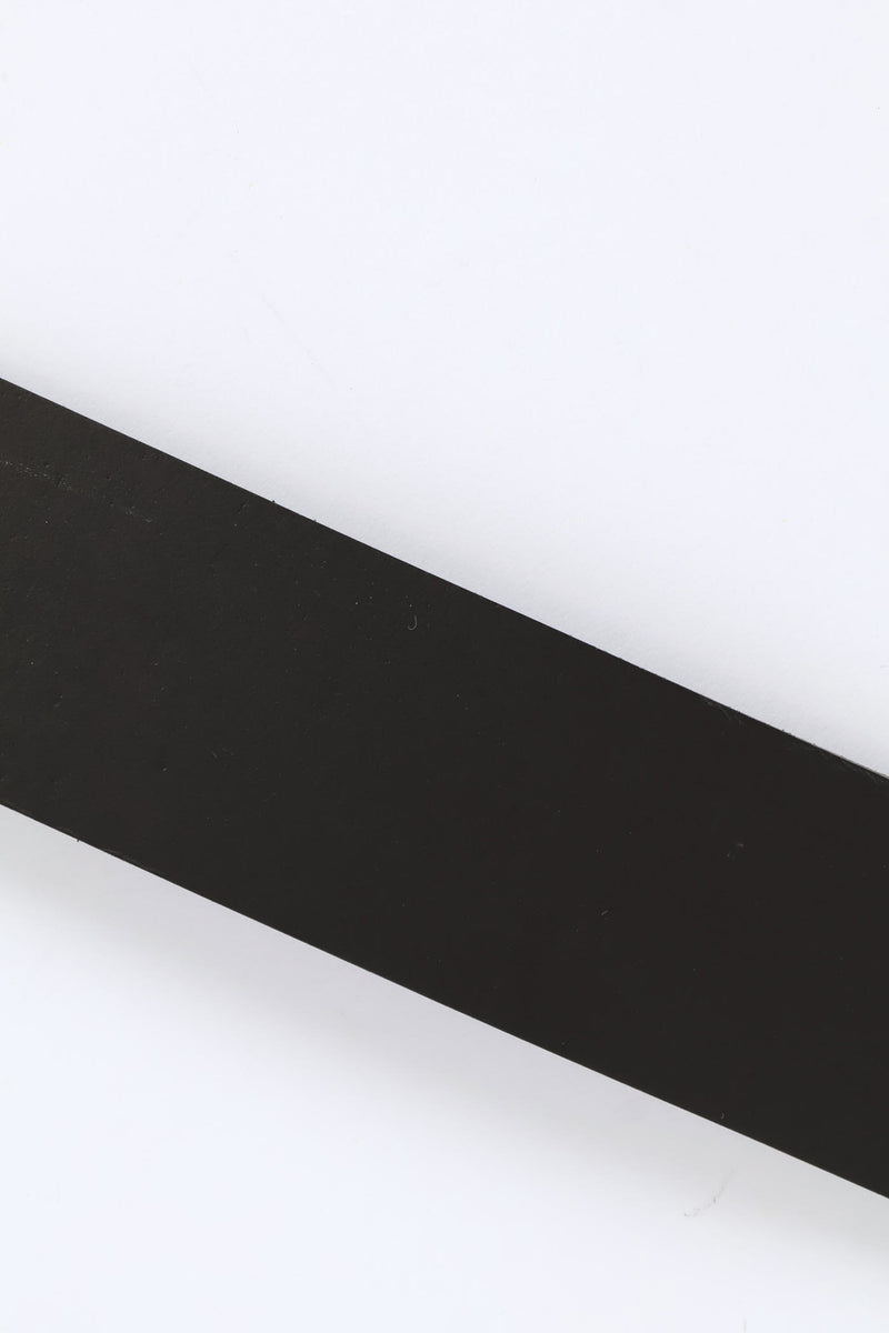 Simple Plain Belt - Black