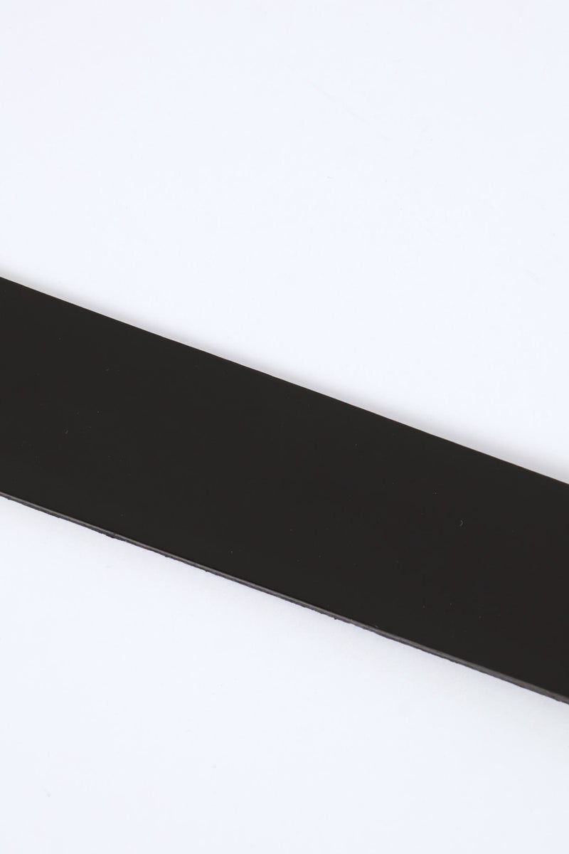 Metal Loop Belt - Black