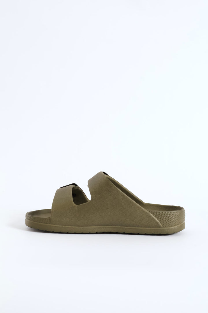 Boys Moulded Health Sandal - Olive