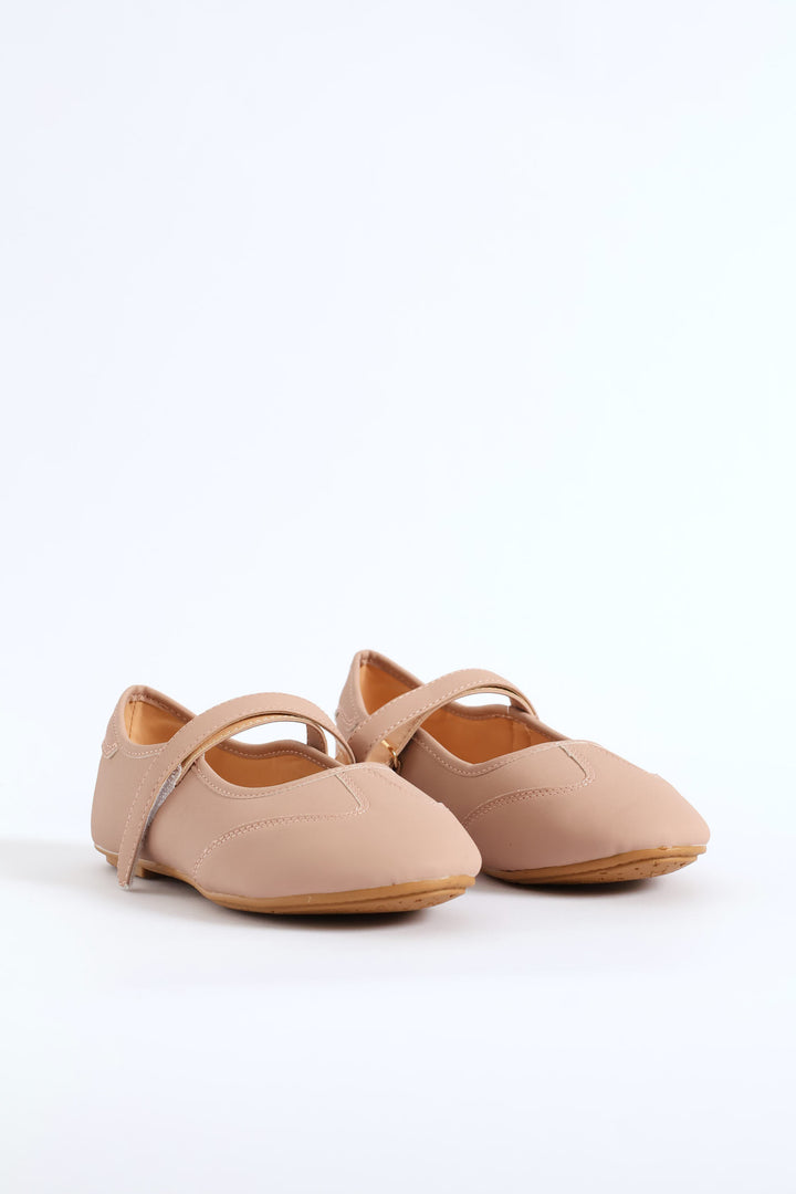 Girls Sporty Pump - Light Pink