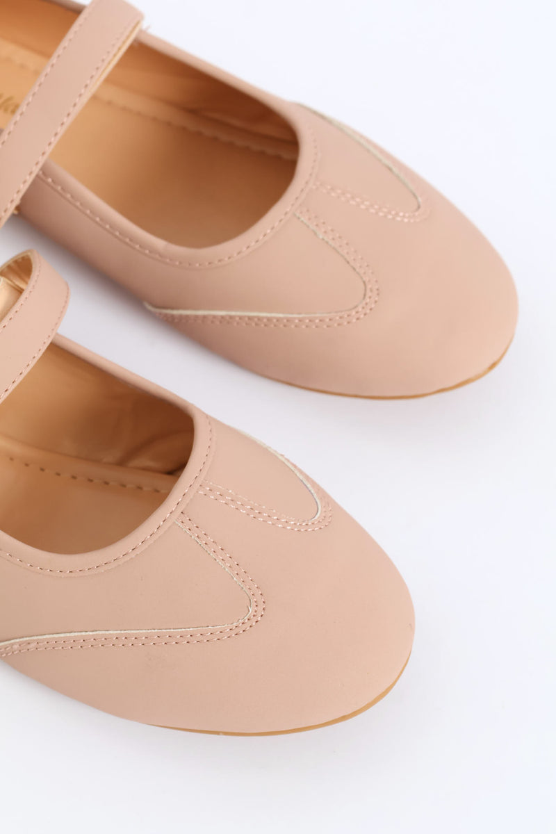 Girls Sporty Pump - Light Pink